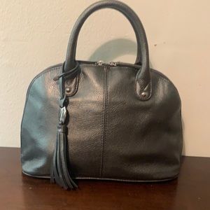 Gun metal Tignanello handbag.